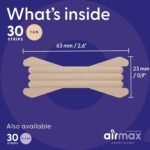 Air Max Nasal Strips - 30 Nose Strips Extra Strength Tan - Works Instantly and Opens Nasal passages & Increase Airflow | Improve Sleep, Reduce snoring, Relieve Nasal Congestion and use During Sports - Image 7
