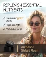 Shilajit Resin 30g - Pure, Raw & Authentic - Gold Grade High Potency Shilajit - Natural Energy Boost for Men & Women - Rich in Fulvic Acid 65% - 60 Servings - Image 3
