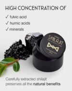 Shilajit Resin 30g - Pure, Raw & Authentic - Gold Grade High Potency Shilajit - Natural Energy Boost for Men & Women - Rich in Fulvic Acid 65% - 60 Servings - Image 4