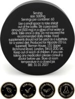Shilajit Resin 30g - Pure, Raw & Authentic - Gold Grade High Potency Shilajit - Natural Energy Boost for Men & Women - Rich in Fulvic Acid 65% - 60 Servings - Image 5