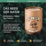 Lions Mane Mushroom Powder 250g - 100% Fruiting Body - High Strength Nootropic -Brain Support & Focus - 250 Doses - Authentic Lions Mane Powder - Image 6