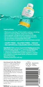 Symprove Probiotic, Pineapple Flavour, Fermented to a Level of at Least 10 Billion CFUs per 70ml Shot, Water-Based, Dairy & Gluten Free, Vegan (1 x 500ml) - Image 4