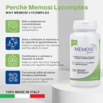 Memosì Lycomplex Supplement to Support Memory, Cognitive Function and to Help Concentration 90cps - Image 3