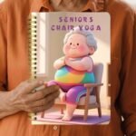 Chair Yoga Seniors Guide - Fitness Planner Chart for Daily Health | Balance Training with Illustrated Poses, Large Print Format & Gentle Movement Support for Home, Men, Women and Elderly Wellness - Image 7