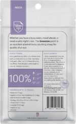 Sleep Patches, The Friendly Patch Snooze Sleep Aid Patch, Natural Sleep Patches with Melatonin, Valerian Root, Ashwagandha & Magnesium Sleeping Patches, Travel Essentials - Image 3