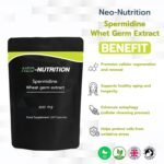 Spermidine Wheat Germ Extract – 600mg per Capsule - 6mg Spermidine High Strength Supplement – 60 Vegan Capsules (2 Month Supply) No fillers or Binders - Image 4