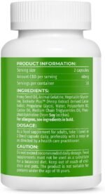 Reakiro Forte Fast-Acting CBD Soft Capsules 1200mg, 60pcs with BioForte Plus | 20mg Cannabidiol per Capsule | High Strength CBD Capsules | CBD Oil for Sleep, Stress & Anxiety Relief | CBD Edibles - Image 8