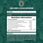 Lions Mane Supplement 4000mg with Reishi Mushroom | Lions Mane Capsules High Strength | 120 Powder Capsules | Vegan | Wiseshrooms - Image 3