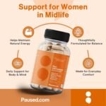 Paused Peri-Menopause Botanical Blend - 60 Plant-Based Capsules | Red Clover, Sage, & Shatavari Blend for Women - Image 3