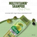 Vatika Naturals Multivitamin Olive Shampoo - 400ml, Enriched With Virgin Olive & Multivitamin, For Anti Fizz - Coats, Conditioning & Softening Hair - Image 3