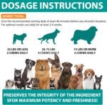 Dog Calming Treats 150 Count, Hemp Calming Chews for Dogs, Helps with Dog Anxiety, Separation, Barking, Stress Relief, Melatonin for Dogs, Sleep Calming Aid, for All Breeds & Sizes - Image 5