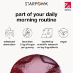 Starpowa Energy + Shilajit 300mg Gummies - Himalayan Shilajit, Vitamin B12, B6, Folic Acid, C & D3 - Supports Energy-Yielding Metabolism & Immune Support - Mixed Berry - 60 Gummies, 30-Day Supply - Image 3