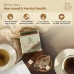 Dabur 1884 Ladies Special Herbal Tea | 20 Biodegradable Tea Bags (50g) | 100% Natural Ingredients | Recyclable Aluminium Tin | Good for Hormonal Balance & Digestive Comfort | Perfect For Gifting - Image 6
