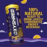 EHP Labs OxyShred Energy Drink - Sugar Free Energy Drinks with Amino Acids, Green Tea Extract, Vitamin C & L Carnitine - Carb Free, Calorie Free, Natural Caffeine, Passionfruit (12-Pack) - Image 5