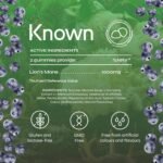 Known 1000mg Lions Mane Mushroom Gummies – Blueberry Flavour – Chewable Vegan Nootropic Gummy Supplement – 2 Month Supply – for Men & Women - Image 5