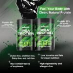 Pea Protein Powder 1000g – Plant-Based 80% Protein, Unflavoured & Sugar-Free Supplement for Lean Muscle Growth – 33 Servings - Image 4