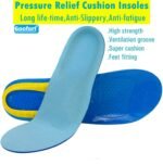 3D-Xpain™Women Men Gel Insoles Shock Absorbing Insole Pain Relief Anti Fatigue Everyday Active No-odour Work Sports Comfort Jelly Shoe Inserts for Boots Hiking Running Standing - Image 4