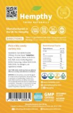 Hempthy CBD Gummies High Strength - CBD Pick n Mix 300mg Total CBD, THC-Free Hemp Gummies for Pain Relief & Better Sleep - Best Edible Cannabidiol CBD Gummys Bears, Anxiety & Sleeping Gummies - Image 3