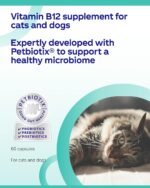 Protexin Veterinary Cobalaplex Capsules for Cats and Dogs, Vitamin B12 and Vitamin B9 Supplement for Gut Health, Chicken Flavour, 60 Capsules - Image 4