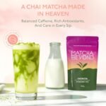 Matcha and Beyond Chai Blend - Matcha with Chai Spices - Gluten Free Vegan Blend with Ginger, Turmeric & Cinnamon - Low Caffeine Japanese Ceremonial Grade Green Tea - Great for Hot & Cold Lattes, 100g - Image 4