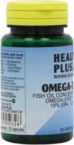Health Plus Omega-3 Epa 1000mg Fish Oil Supplement - 30 Capsules - Image 6