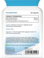 Health4All Rhubarb Root 2500mg 60 Capsules, Natural Laxative Supplement, Reduce Bloating | Digestive Support Vegan Capsules, 2 Months Supply | Made in UK - Image 7