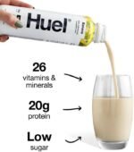 Hueldrink Ready To Drink Complete Meal Banana Flavour 500ml Pack of 10 Vegan Plant Based Meal Alternative Vitamin Minerals Protein Shake Dairy Free with Welari Thank You Card | (10pack) (5000ml) - Image 4