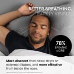 Rhinomed Mute Nasal Dilator Snoring Solution | Starter Pack | Snore Less & Sleep Better | Nasal Strip Alternative | Comfortable Breathing Aids for Better Sleep & Improved Airflow - Image 3