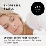 Rhinomed Mute Nasal Dilator Snoring Solution | Starter Pack | Snore Less & Sleep Better | Nasal Strip Alternative | Comfortable Breathing Aids for Better Sleep & Improved Airflow - Image 4