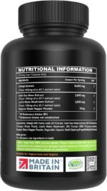 Shilajit Seamoss and Lions Mane Capsules - 20,000mg - 3 in 1 Capsules - High Strength Himilayan Supplement with 60% Fulvic Acid for Both Men and Women - Made in The UK - Image 3