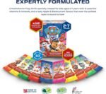 PAW Patrol Multivitamin Fizzy Drink with 12 Essential Vitamins, Apple & Blackcurrant Flavour, Vegan, No Added Sugar, for 2-7 Year olds, Pack of 10 Sachets with Collectable Keyring - Image 3
