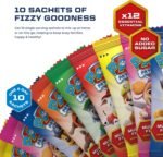 PAW Patrol Multivitamin Fizzy Drink with 12 Essential Vitamins, Apple & Blackcurrant Flavour, Vegan, No Added Sugar, for 2-7 Year olds, Pack of 10 Sachets with Collectable Keyring - Image 4