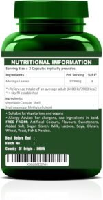 Herbal Magic Moringa Capsules – 100% Natural Moringa Leaf Powder, 60 Capsules, Vegan & Non-GMO Superfood Supplement - Image 3