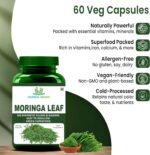 Herbal Magic Moringa Capsules – 100% Natural Moringa Leaf Powder, 60 Capsules, Vegan & Non-GMO Superfood Supplement - Image 6
