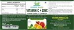 Herbal Magic Vitamin C + Zinc Supplement – Immune Support, Antioxidant Protection, and Skin Health – (60 Capsules) - Image 5