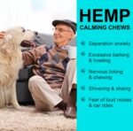 Szymoney Improved Hemp Calming Chews for Dogs, 150 Count, Stress and Anxiety Relief, with Chamomile and Valerian Root, 330g (Duck) - Image 3