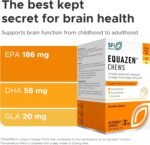EQUAZEN Chews | Omega 3 & 6 Supplement | Blend of DHA, EPA & GLA | Supports Brain Function | Suitable for Children from 3+ to Adults | 60 Strawberry Flavoured Chews - Image 5