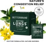 Betterbrand Mullein Tea Bags for Lungs – Herbal Tea for Respiratory Support – Caffeine-Free Loose Leaf Blend with Mullein Leaf Extract – 15 Bags for Lung Health and Wellness - Image 4
