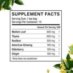 Betterbrand Mullein Tea Bags for Lungs – Herbal Tea for Respiratory Support – Caffeine-Free Loose Leaf Blend with Mullein Leaf Extract – 15 Bags for Lung Health and Wellness - Image 10