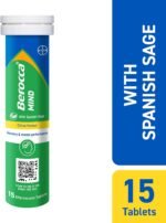 Berocca Mind Effervescent Tablets Including B Vitamins, with Spanish Sage to Support Memory and Mental Performance - 15 Tablets - Citrus Flavour - Image 3