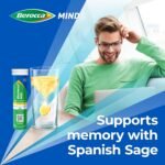 Berocca Mind Effervescent Tablets Including B Vitamins, with Spanish Sage to Support Memory and Mental Performance - 15 Tablets - Citrus Flavour - Image 4