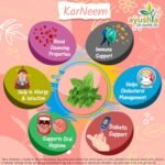 Ayushya Karneem (Karela Neem) Capsule, 60 Capsules, Natural, (Pack of 1) - Image 5