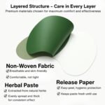 60pcs Herbal Heating Patches for Pain Relief – Mugwort & Eucalyptus Warm Compress – Use on Knees, Neck, Back, Shoulder, Waist – Soft Fabric, Long-Lasting Heat, Comfort for Joint & Muscle Soreness - Image 4