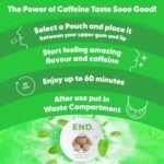 END. Spearmint Caffeine Pouches | Natural Energy Boost, Zero Sugar, 15 Pouches Per Can, Perfect for Sports, Fitness, Gaming & Work - Image 3