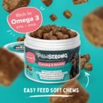 Calming & Anxiety Soft Chew Dog Supplements - Daily Relief from Stress, Anxiety & Nervousness with Chamomile, Green Tea, L-Tryptophan with Omega 3 EPA & DHA – 120 Soft Chews - Image 3