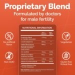 Conceive Plus Men's Motility Support Supplement - Boost Sperm Quality & Count - Male Fertility Supplements for Hormonal Balance, Reproductive Health & Fertility, Ginseng, Zinc, CoQ10-60 Capsules - Image 4