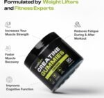 Creatine Gummies MAX, 5780mg, Zero Sugar with Added Alpha GPC for Focus, L-Taurine and Betaine Anhydrous, Blue Raspberry Flavour, One Month Supply, 90 Gummies for Pump, Mass, Endurance and Energy. - Image 7