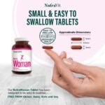 NUTRAWOMAN - Womens Multivitamins | Womens Vitamins - 30 Tablets - 27 Vitamins & Minerals - Daily Multivitamin for Energy & Health - with Probiotics, Biotin, Folic Acid & Methyl B12 - NutraVit - Image 8