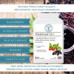WholeFood VIT C - 100% Natural - NO Ascorbic Acid - HIGH Bioavailability - Acerola Cherry, Rosehip, Blackcurrant, Parsley Leaf, Elderberry - 60 Capsules - Image 4