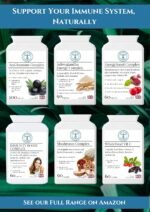 WholeFood VIT C - 100% Natural - NO Ascorbic Acid - HIGH Bioavailability - Acerola Cherry, Rosehip, Blackcurrant, Parsley Leaf, Elderberry - 60 Capsules - Image 5